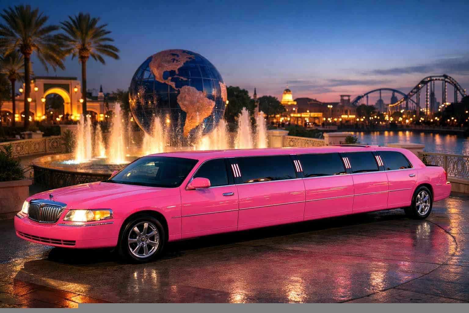 Pink Limo Rental Near Me Universal City TX