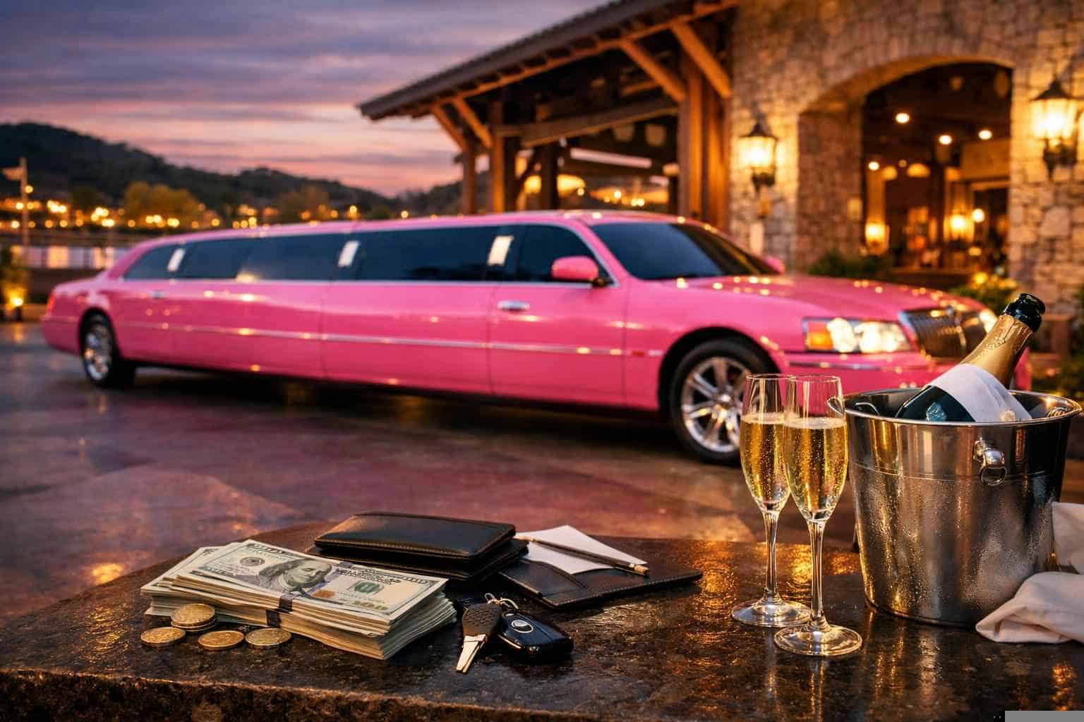 Pink Limo Rental Prices in Boerne TX