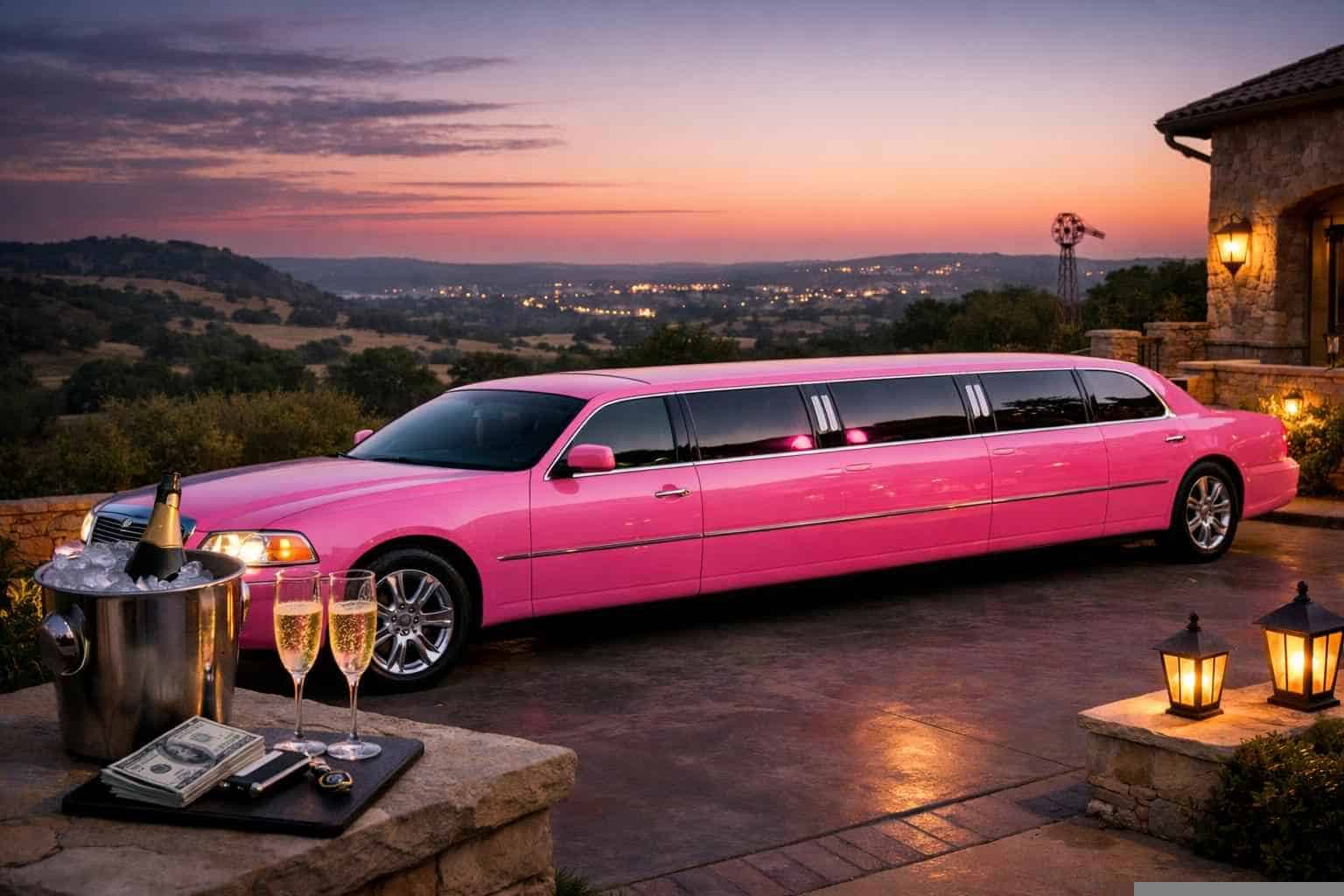 Pink Limo Rental Prices in Bulverde TX