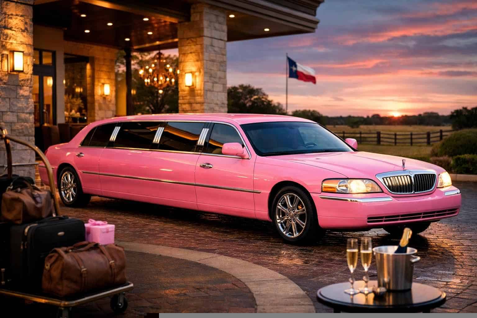 Pink Limo Rental Prices in Floresville TX