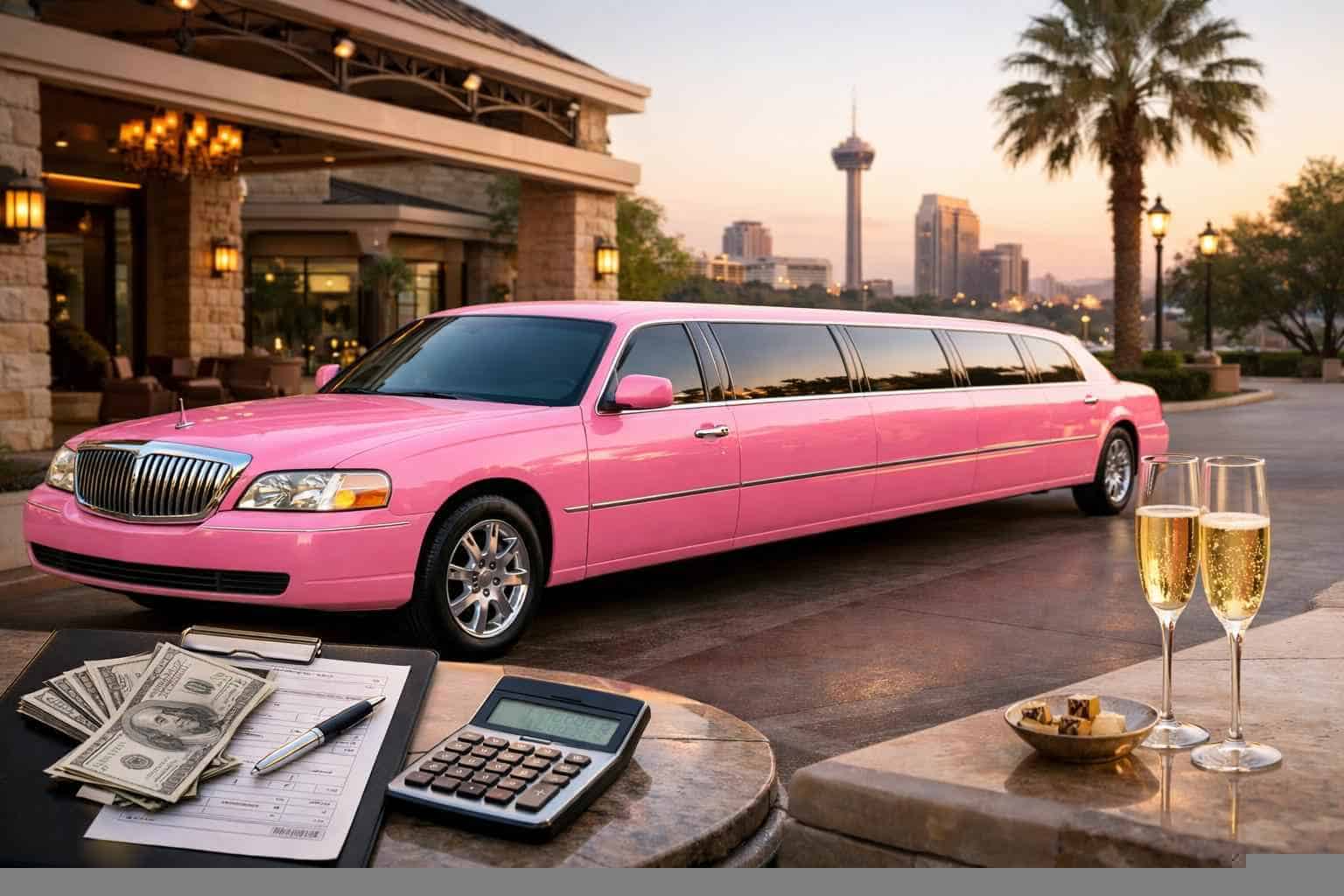 Pink Limo Rental Prices in Windcrest TX