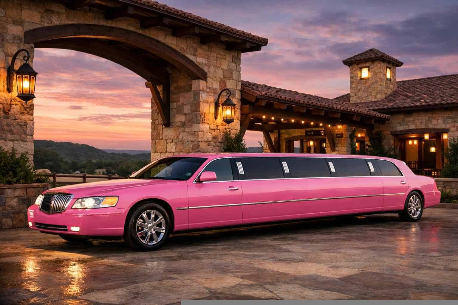 Pink Limo Rental Services in Boerne Texas