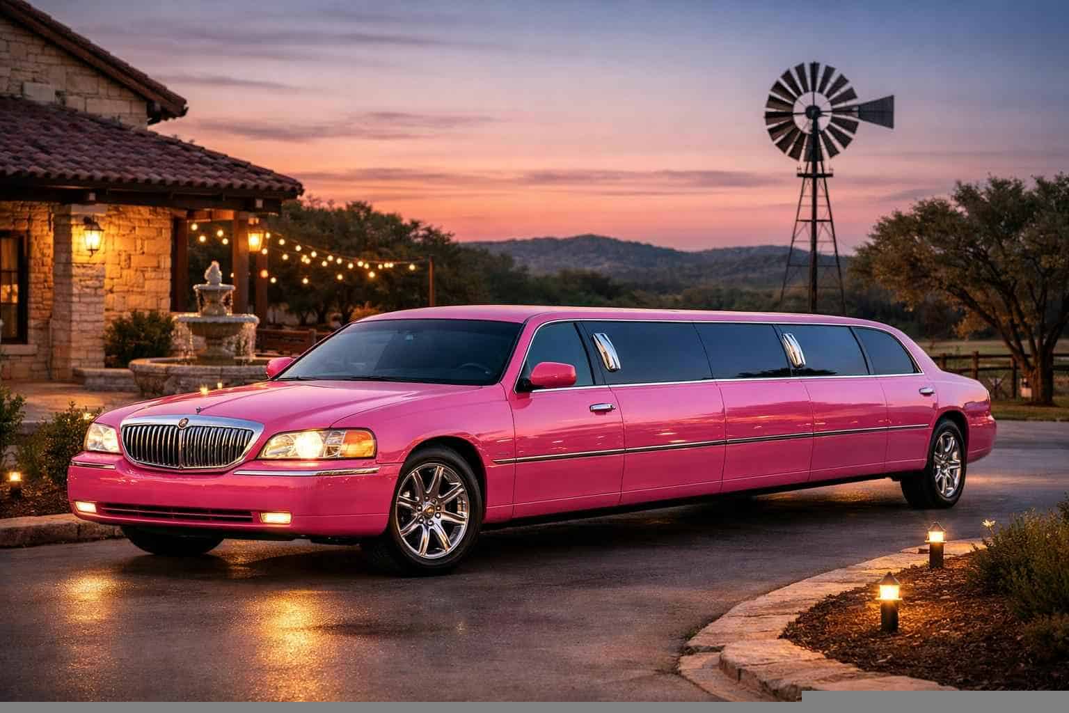 Pink Limo Rental Services in Bulverde Texas