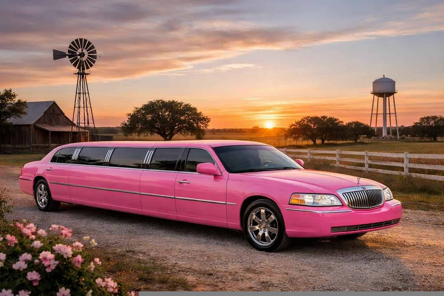 Pink Limo Rental Services in Floresville Texas