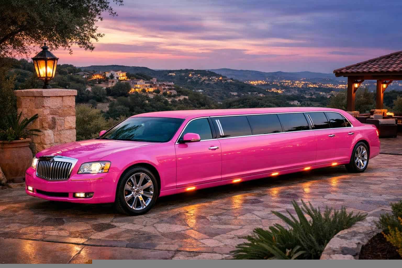 Pink Limo Rental Services in Helotes Texas