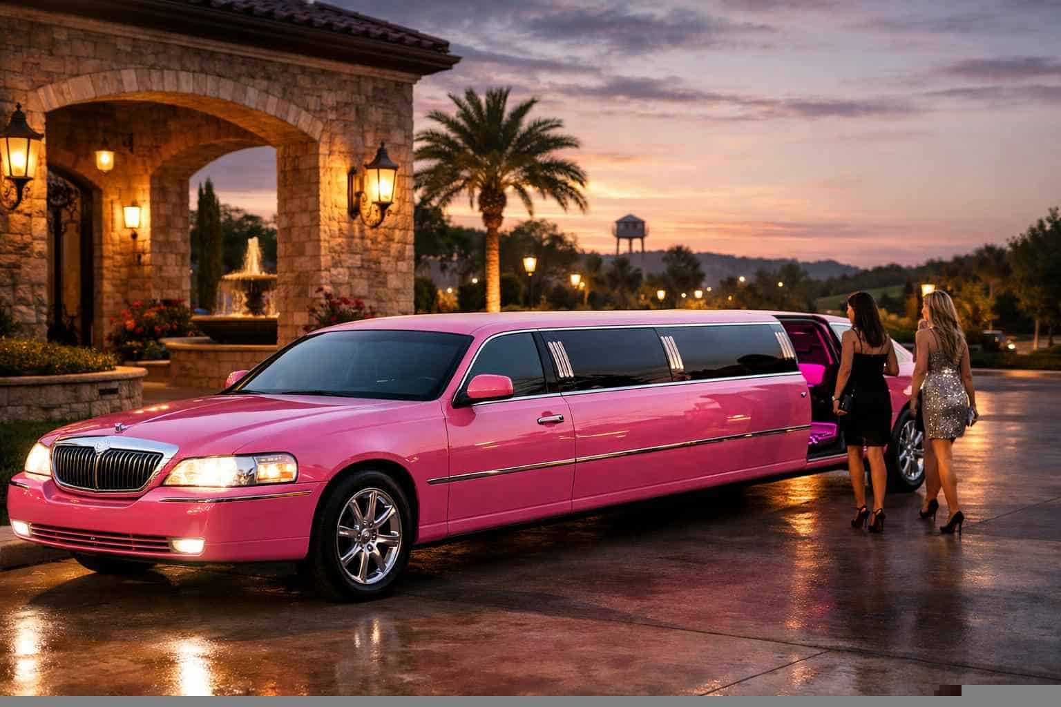 Pink Limo Rental Services in Leon Valley Texas