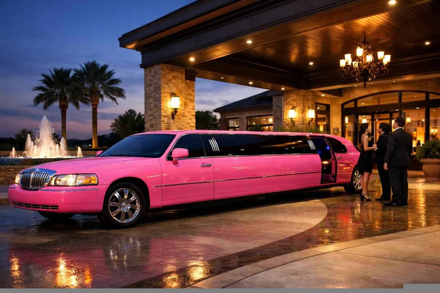 Pink Limo Rental Services in Schertz Texas