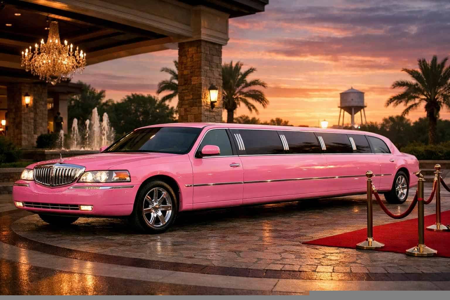 Pink Limo Rental Services in Selma Texas