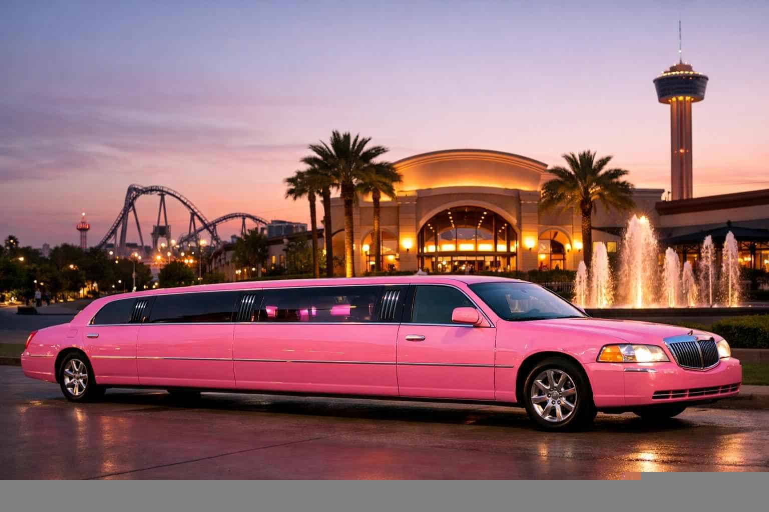 Pink Limo Rental Services in Universal City Texas