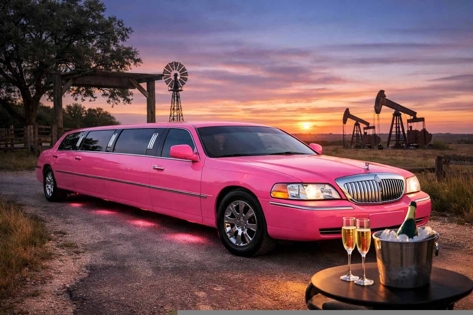 Pink Limo Service Pleasanton TX