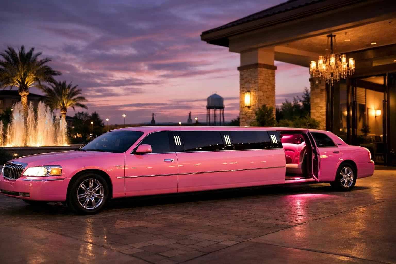Pink Limo Service Selma TX