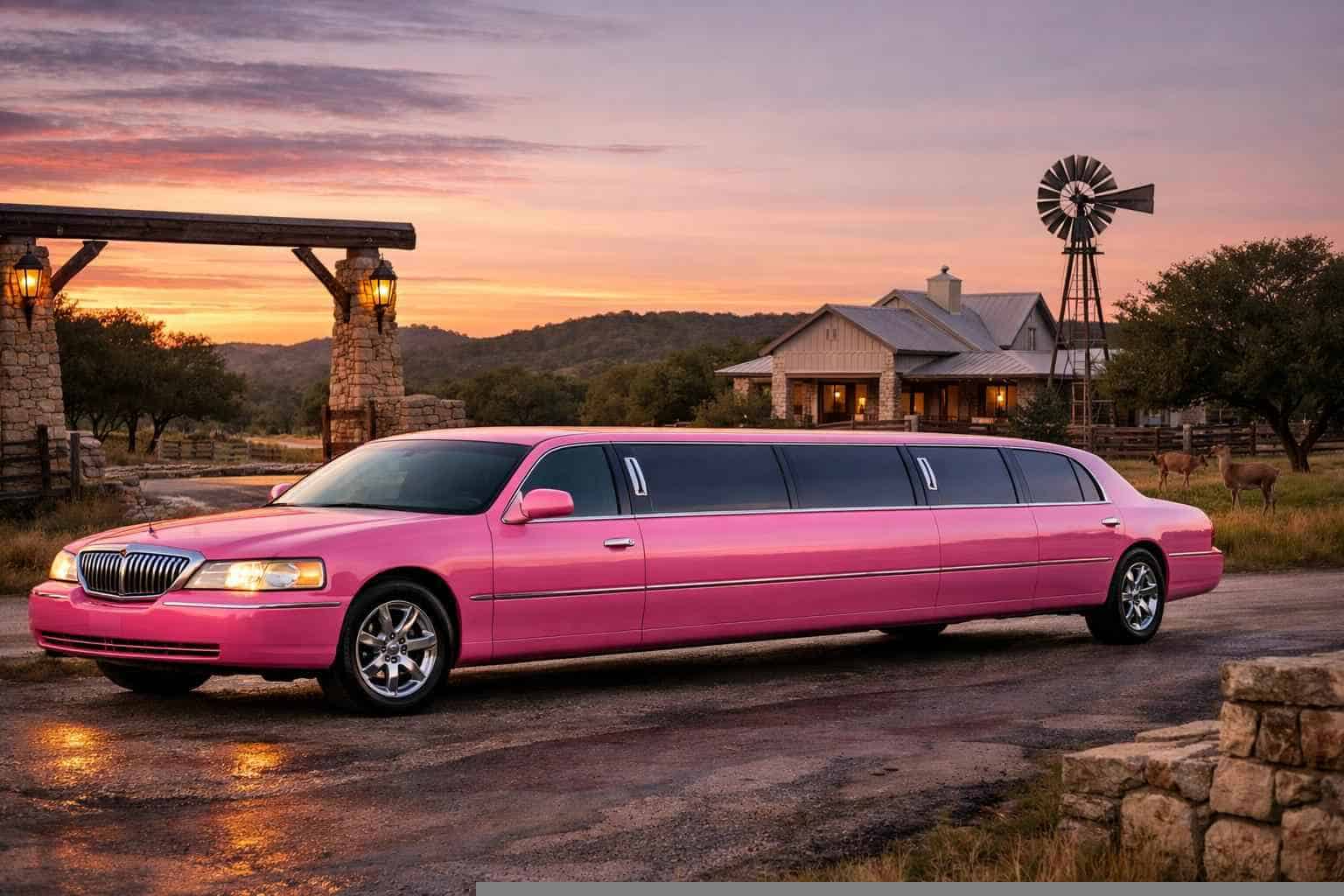 Pink Limousines in Bulverde Texas