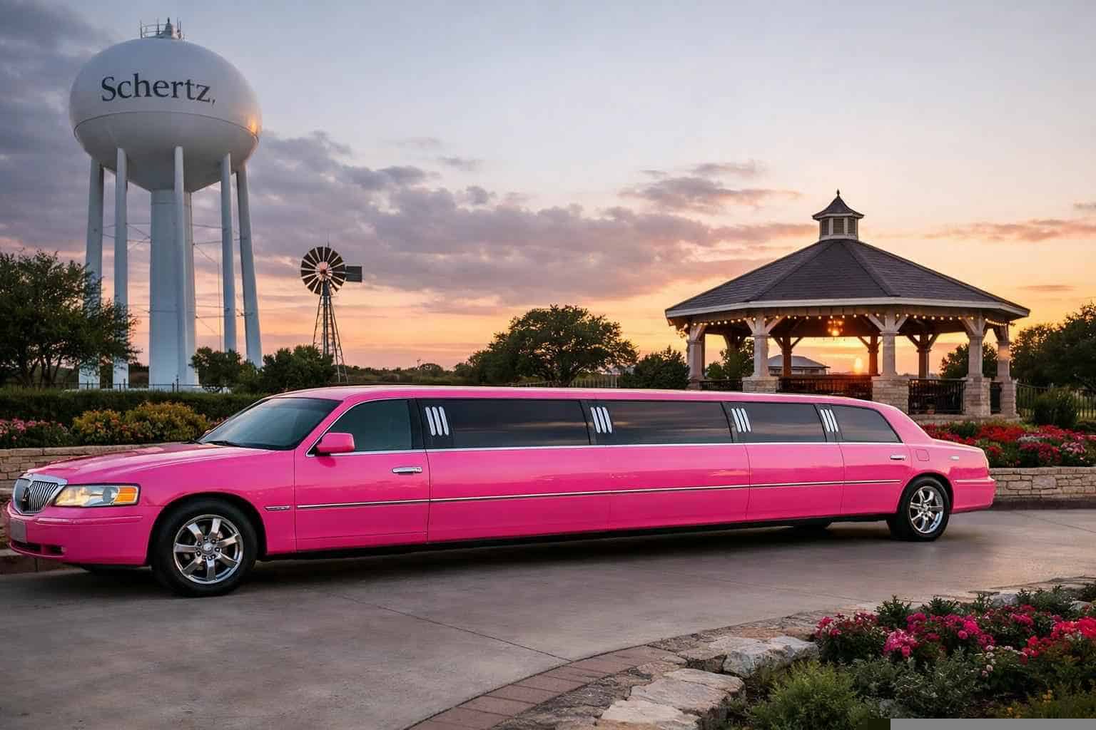Pink Limousines in Schertz Texas
