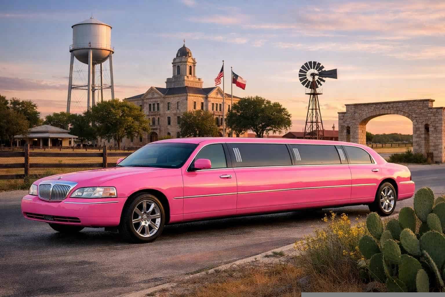 Pink Limousines in Seguin Texas