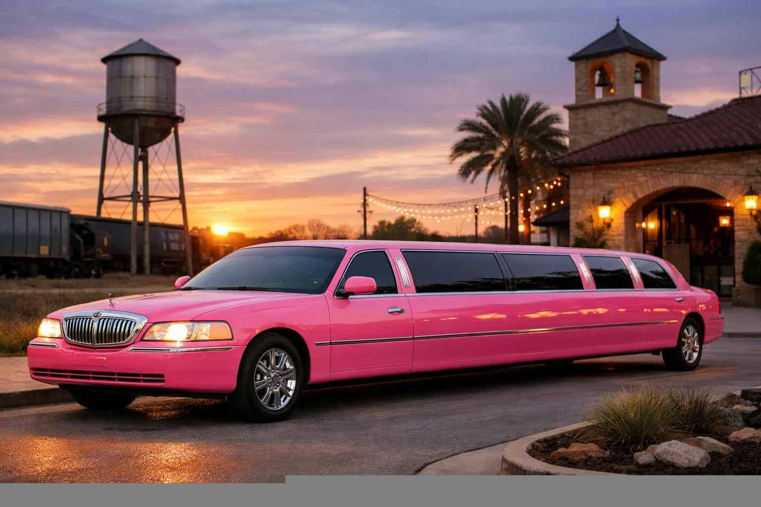Pink Limousines in Selma Texas