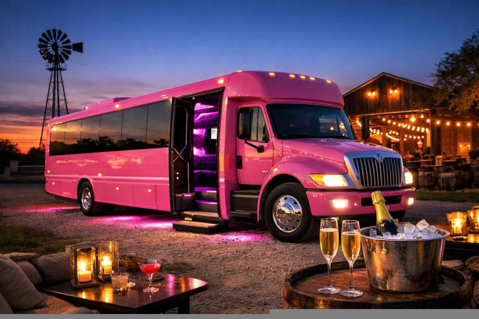 Pink Party Bus Service Floresville TX