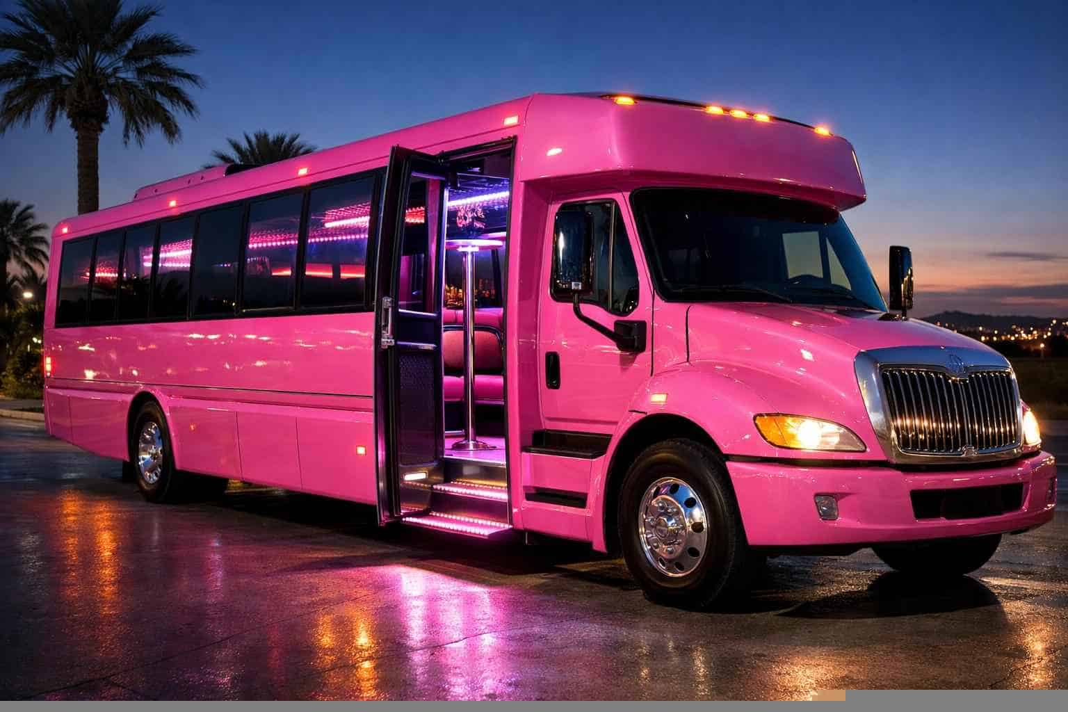 Pink Party Bus Service Leon Valley TX