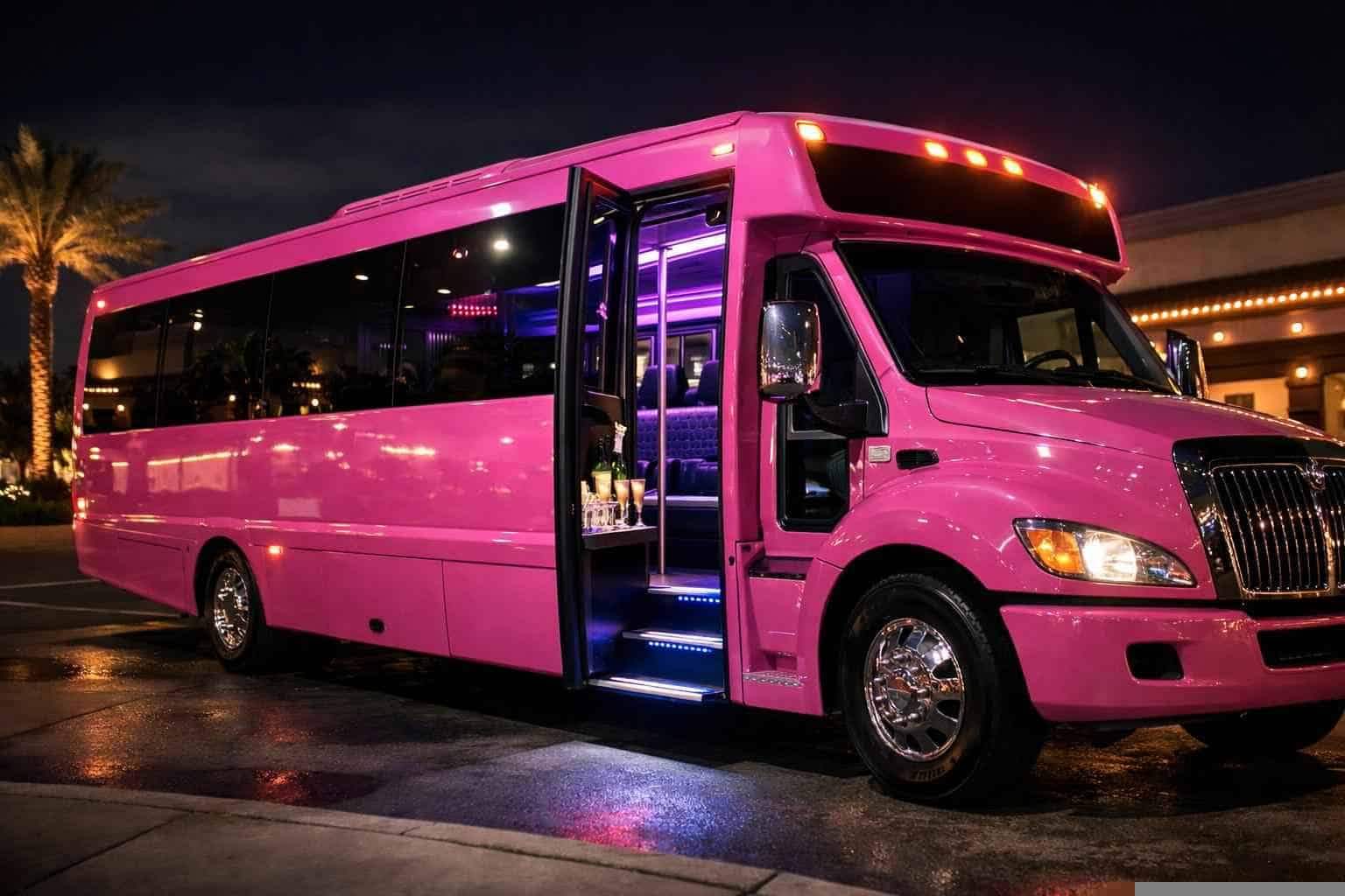 Pink Party Bus Service Selma TX