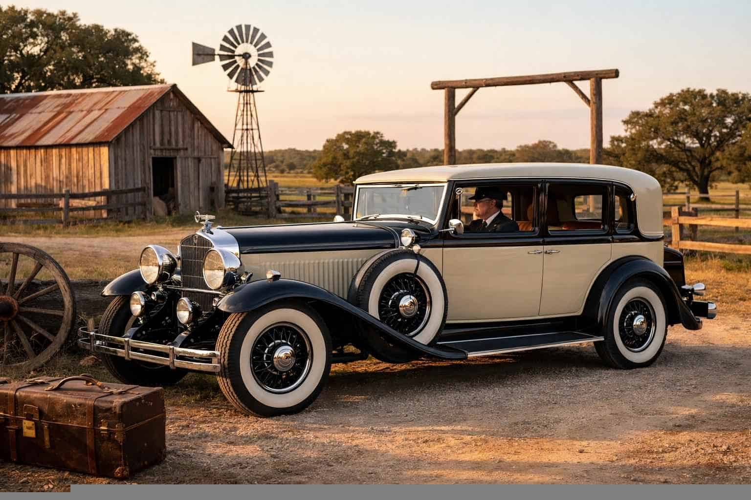 Pleasanton Texas Antique Vehicle Rental with Driver