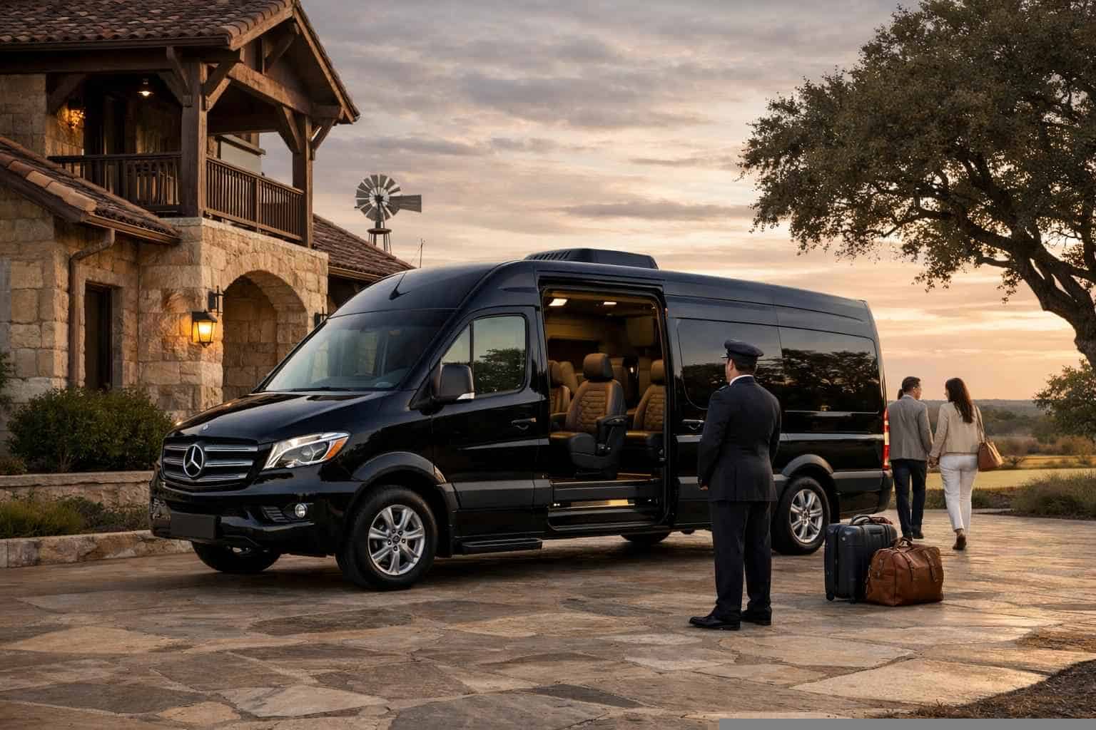 Seguin Texas Passenger Van with Driver