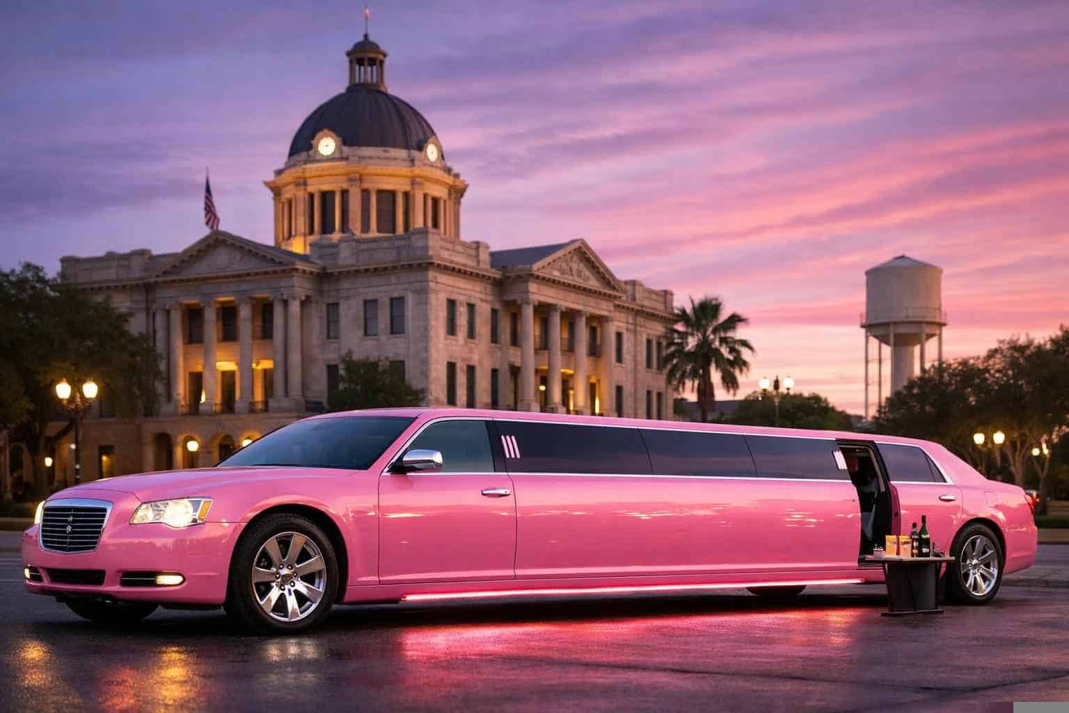 Seguin Texas Pink Limo Rental