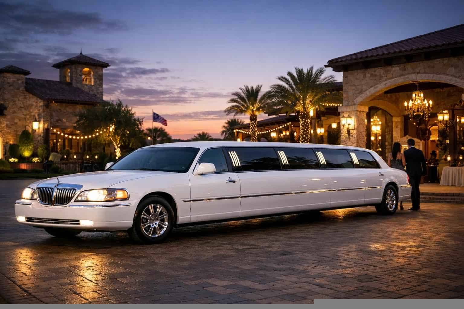Selma Texas White Limo Rental