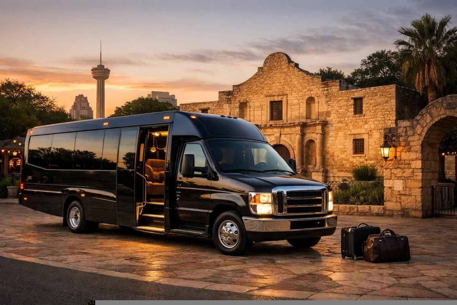 Shuttle Bus Rental Alamo Heights TX