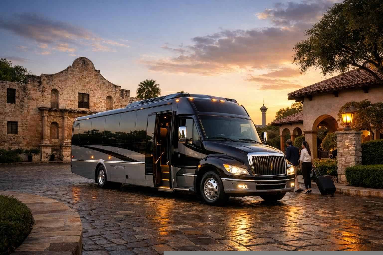 Shuttle Bus Rental Near Me Alamo Heights TX