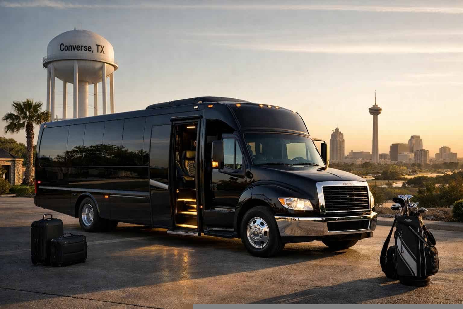 Shuttle Bus Rental Near Me Converse TX