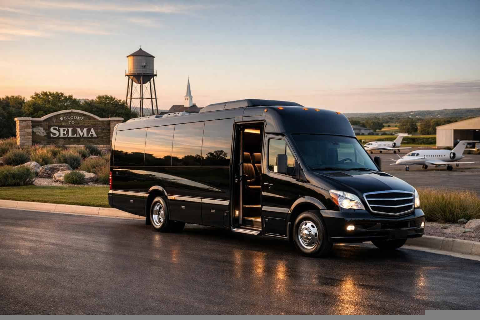 Shuttle Bus Rental Near Me Selma TX