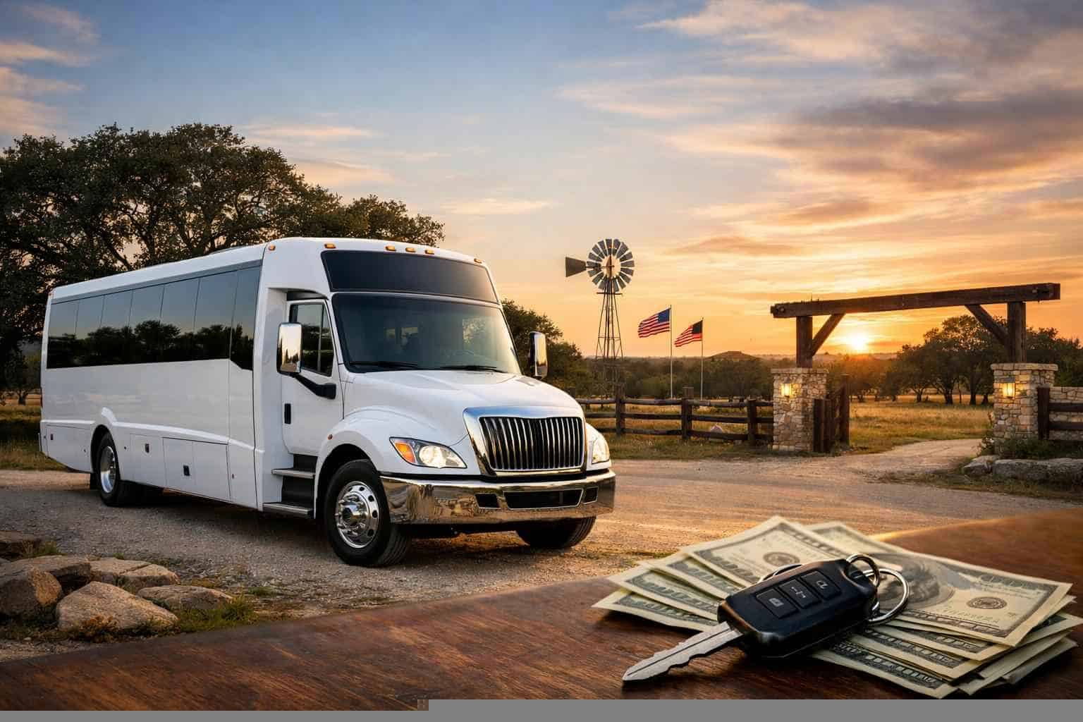 Shuttle Bus Rental Prices in La Vernia TX