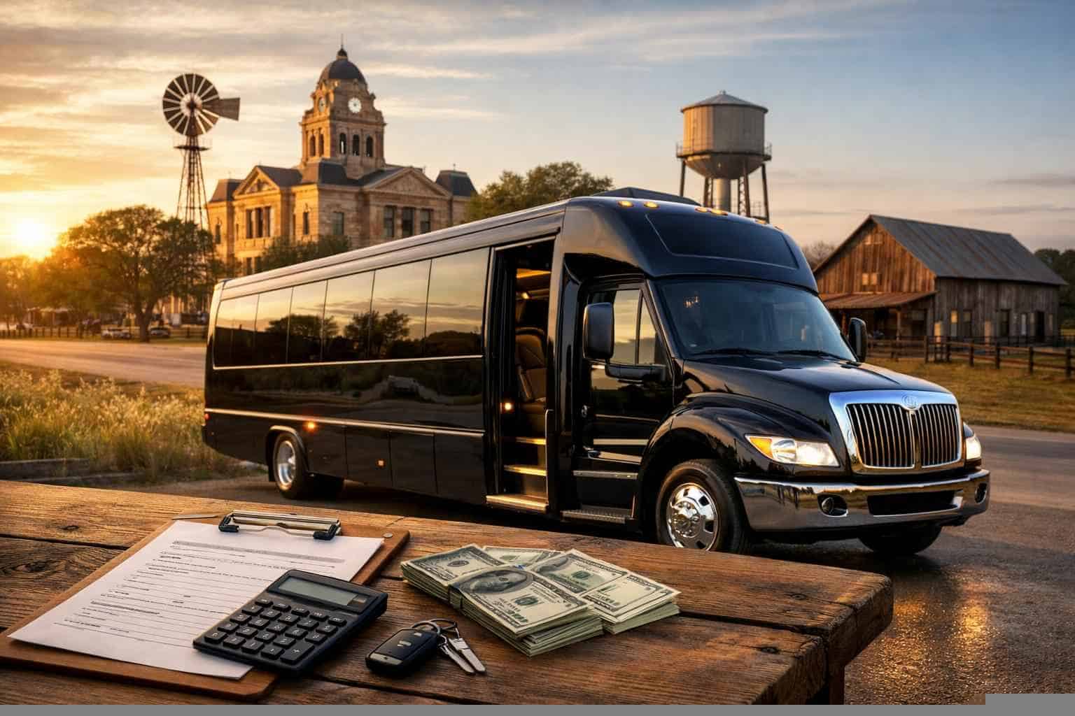 Shuttle Bus Rental Prices in Seguin TX