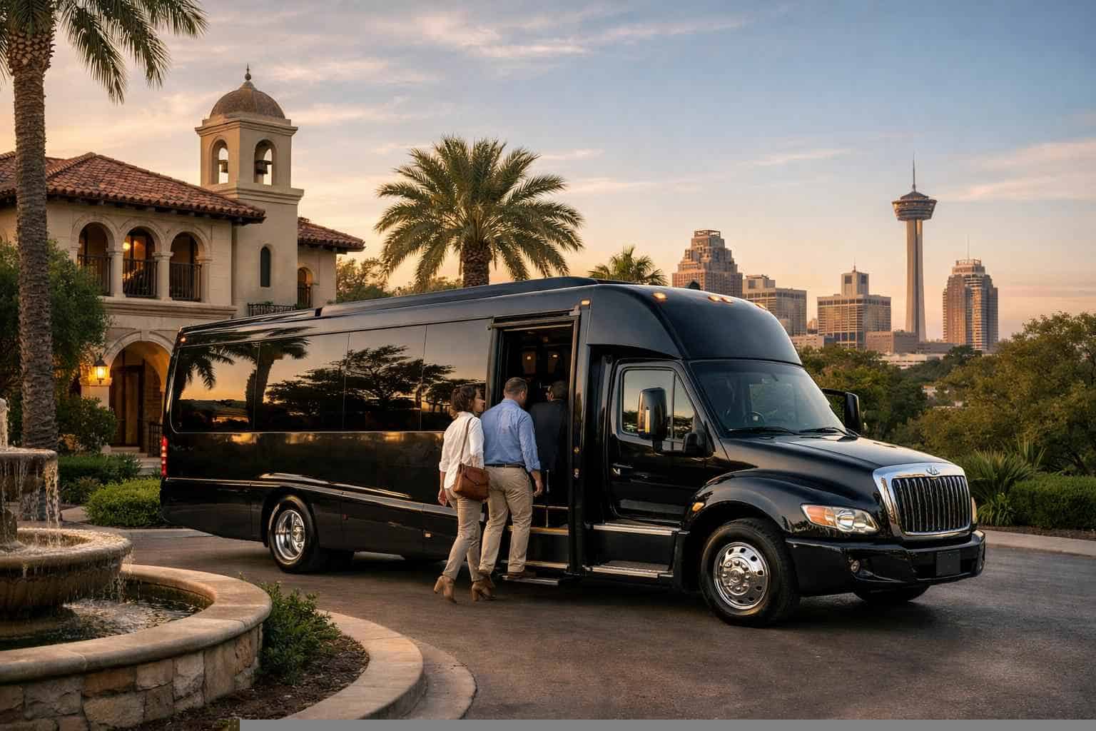 Shuttle Bus Rental Services in Alamo Heights Texas