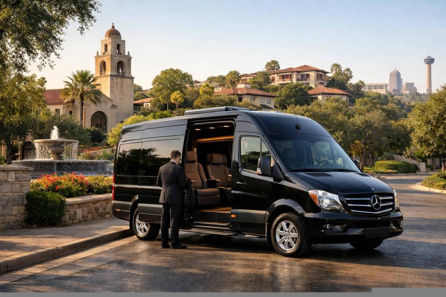 Sprinter Van Rental with Driver Services in Alamo Heights Texas