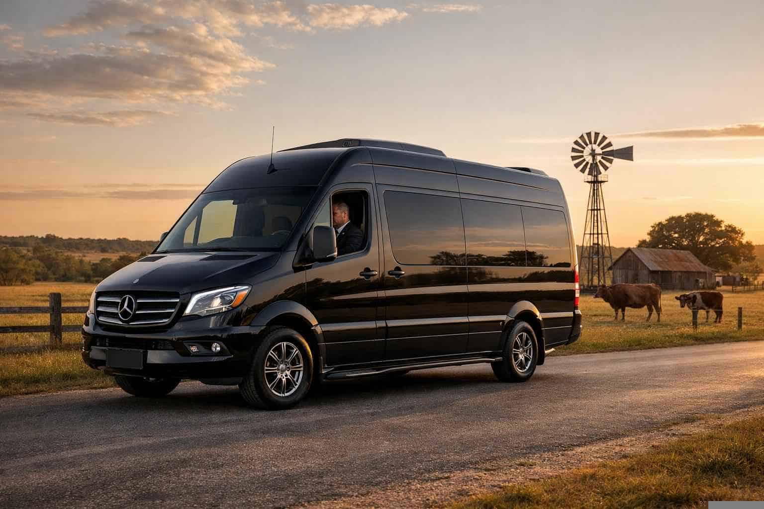 Sprinter Van Rental with Driver Services in Floresville Texas