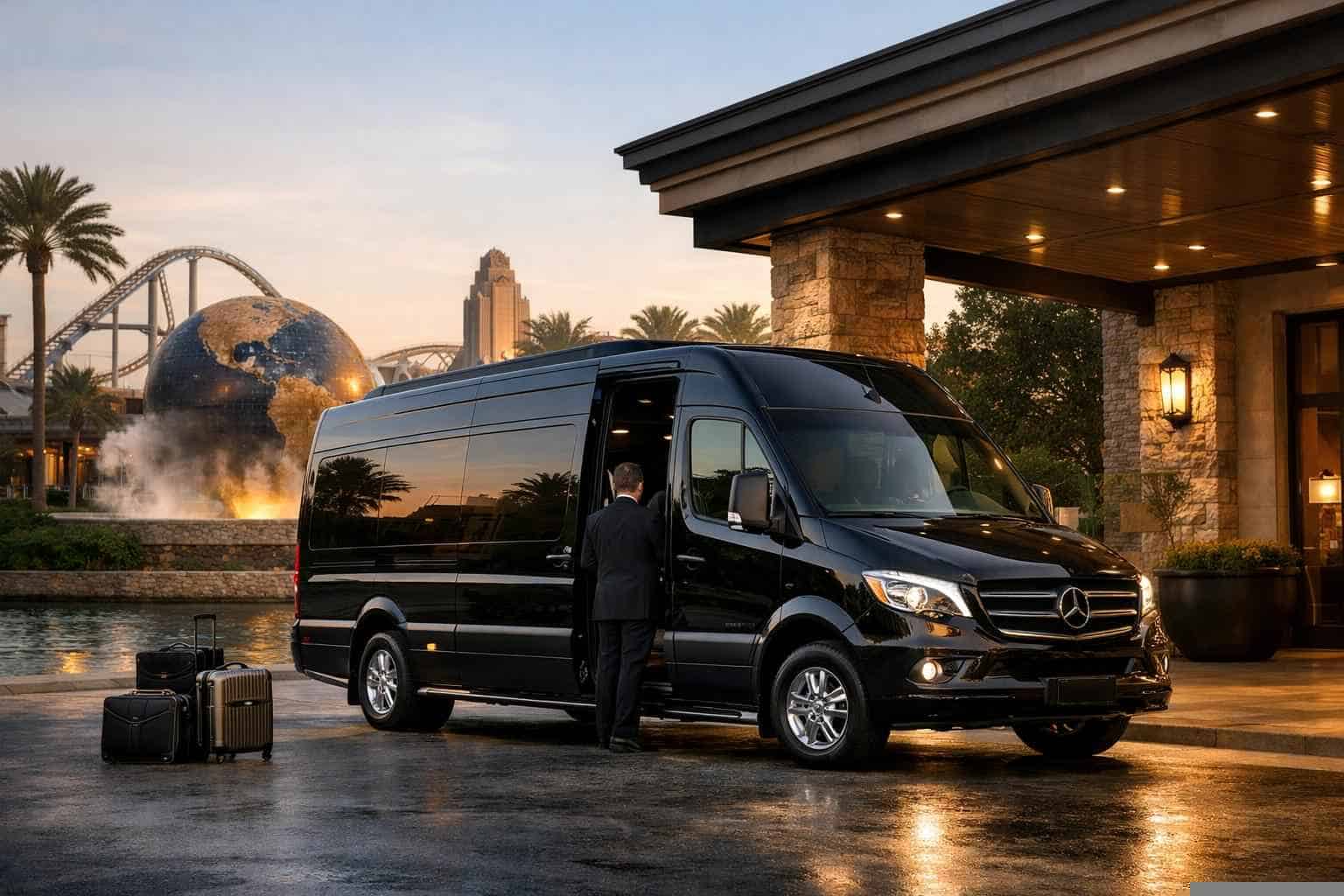 Sprinter Van Rental with Driver Services in Universal City Texas