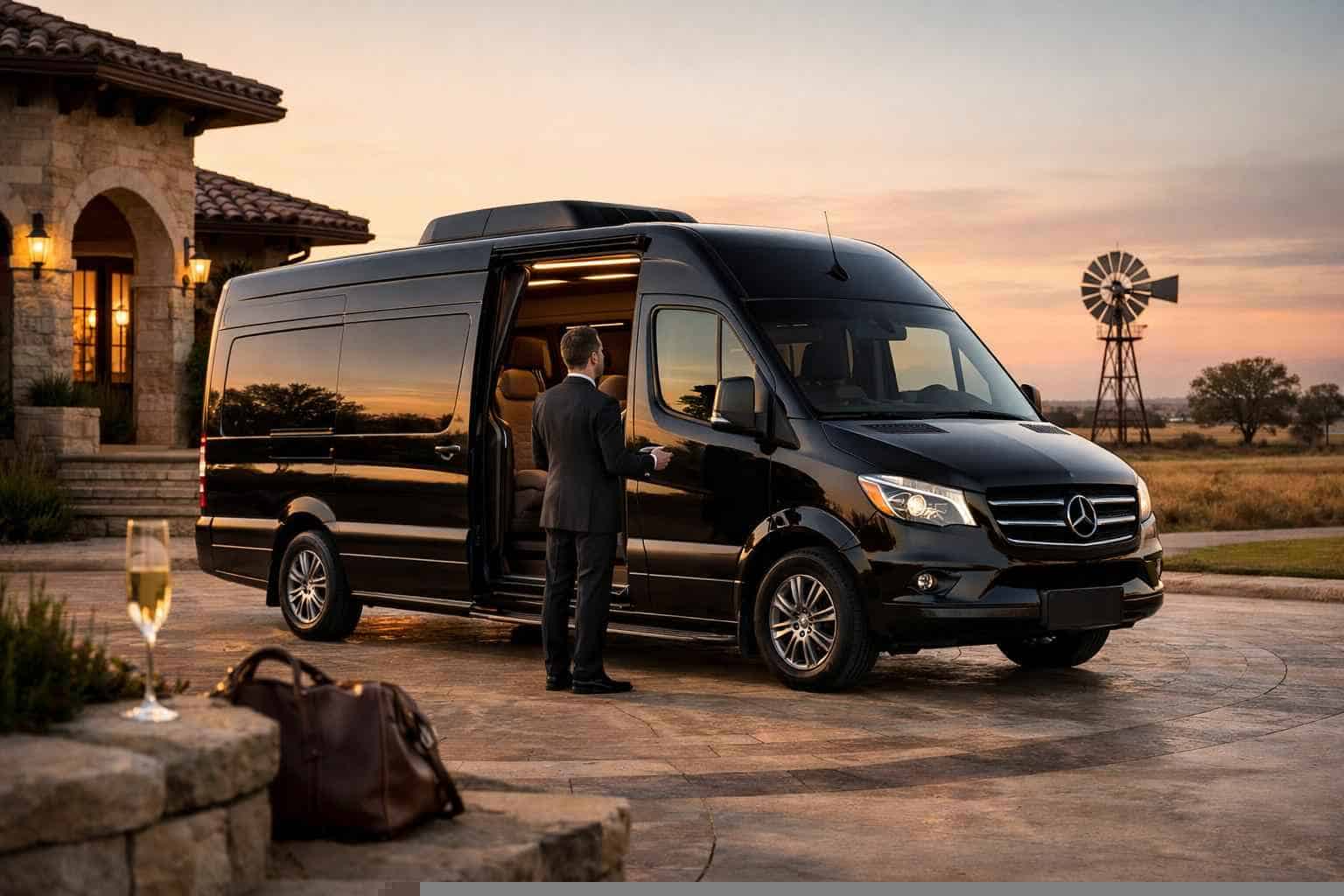 Sprinter Van Service with Driver Floresville TX