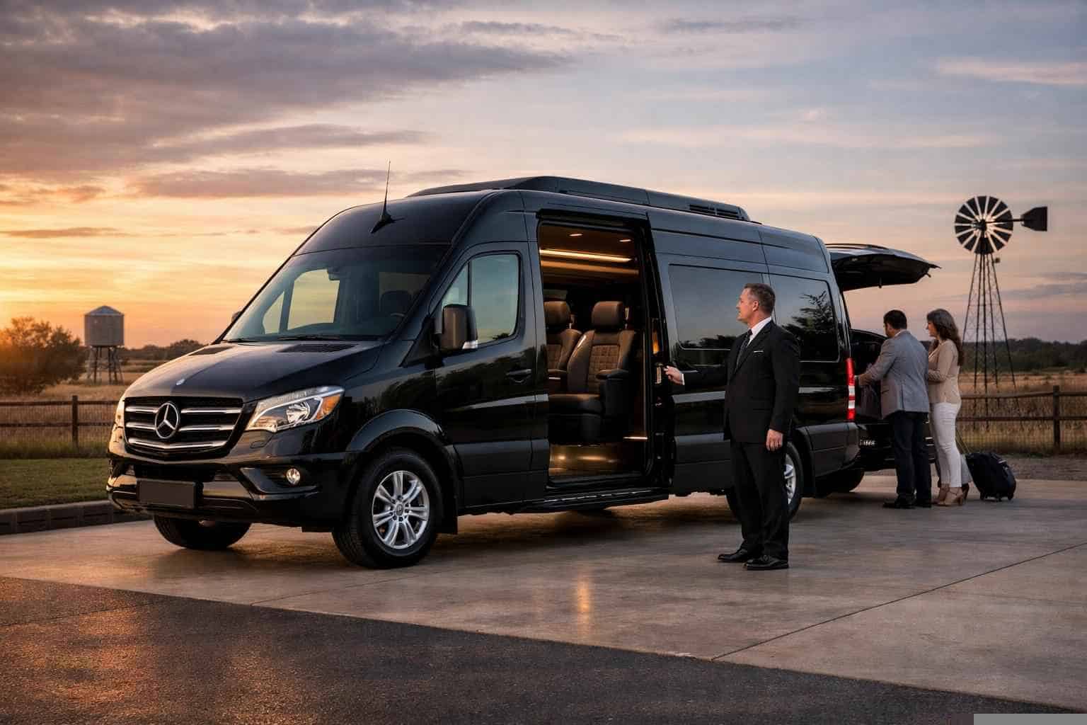 Sprinter Van Service with Driver Pleasanton TX