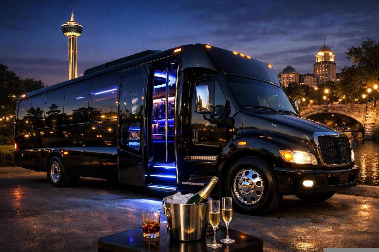 Universal City Texas Party Bus Rental