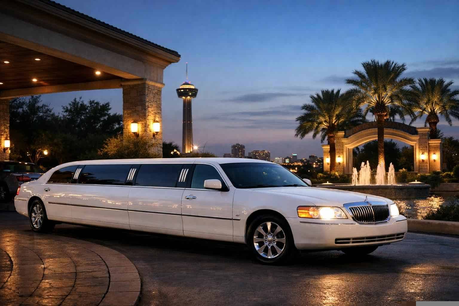 Universal City Texas White Limo Rental