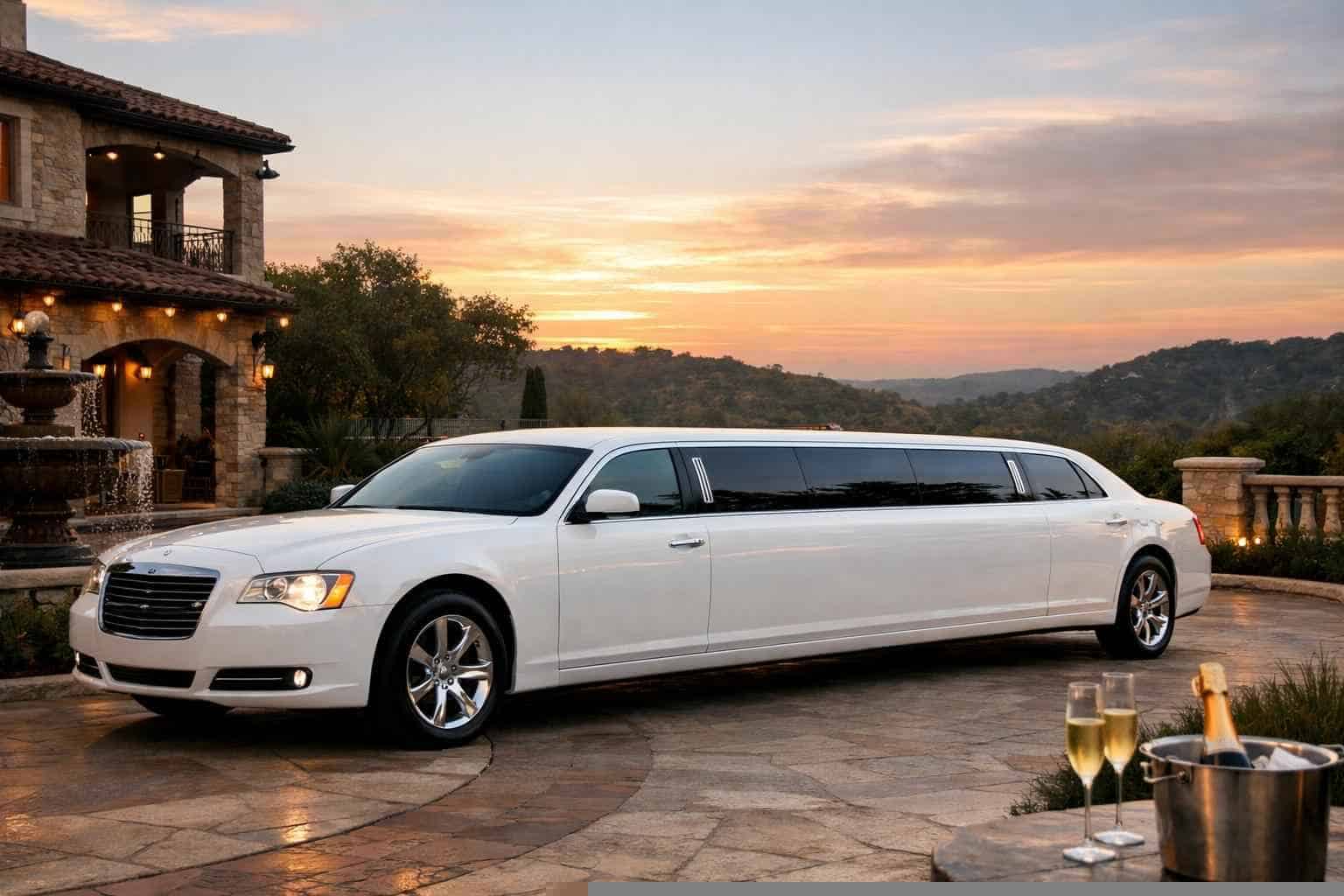 White Limo Rental Bulverde TX