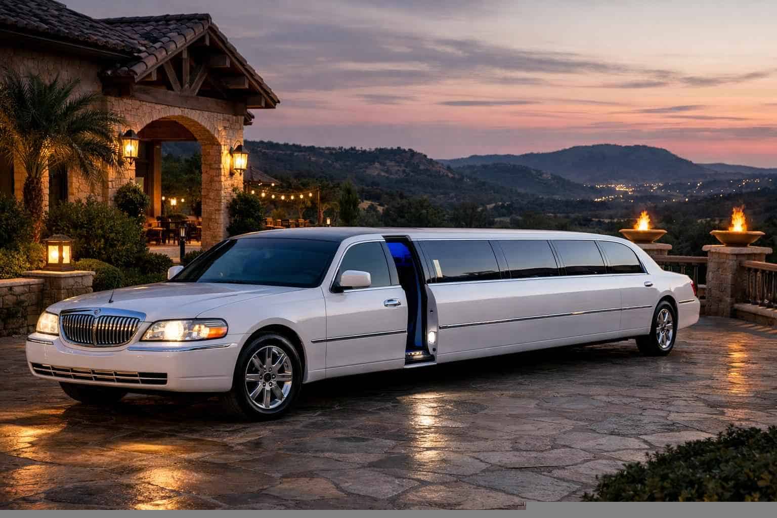 White Limo Rental Helotes TX