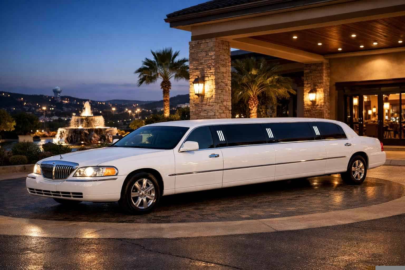White Limo Rental Leon Valley TX