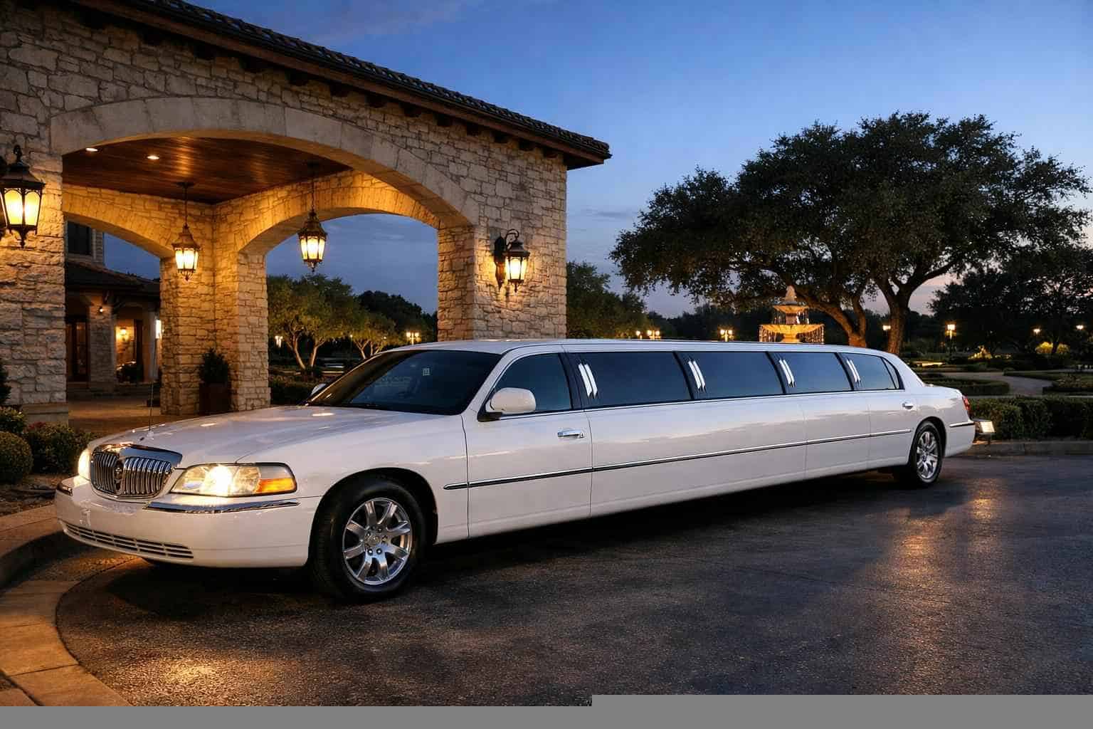 White Limo Rental Live Oak TX