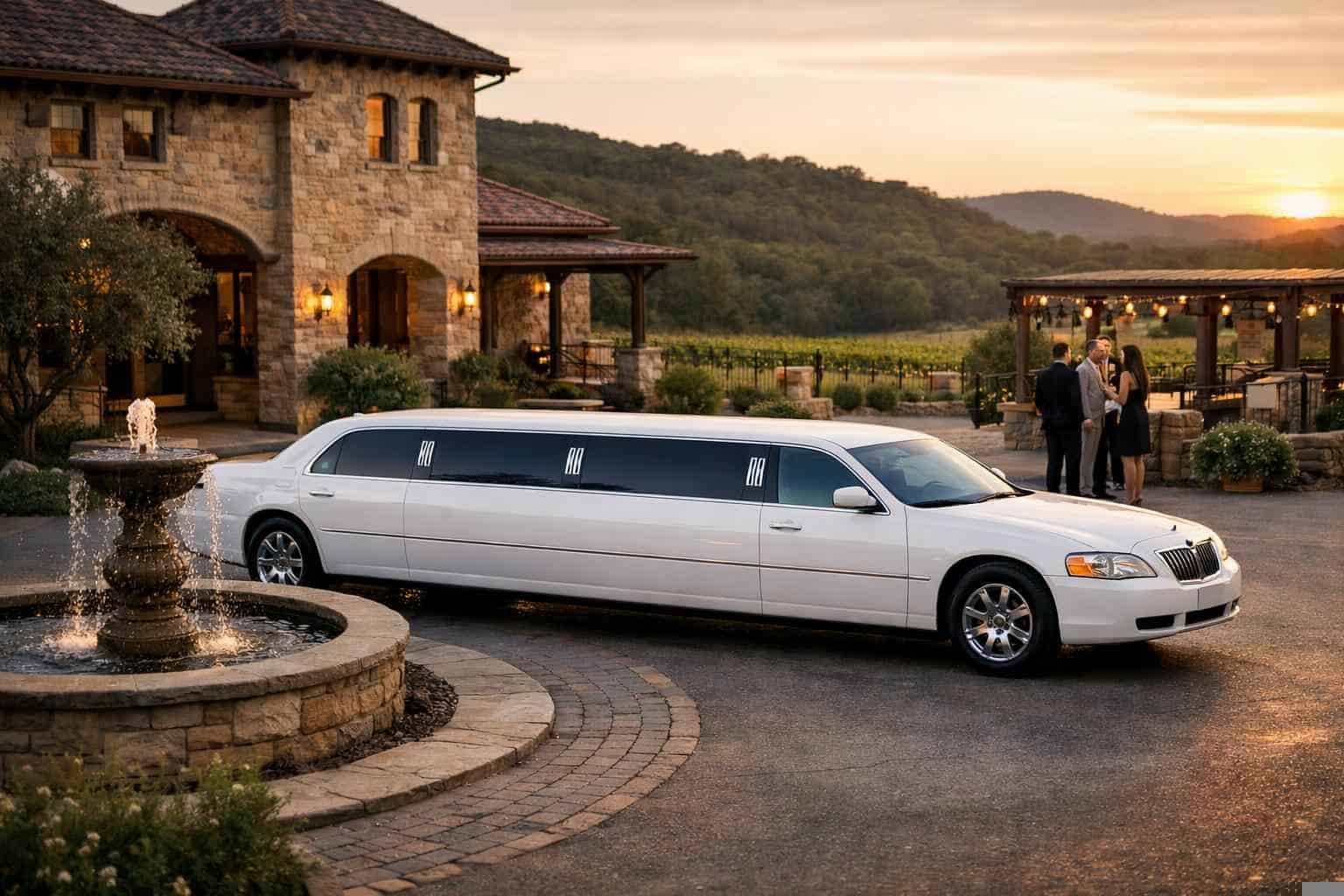 White Limo Rental Near Me Boerne TX