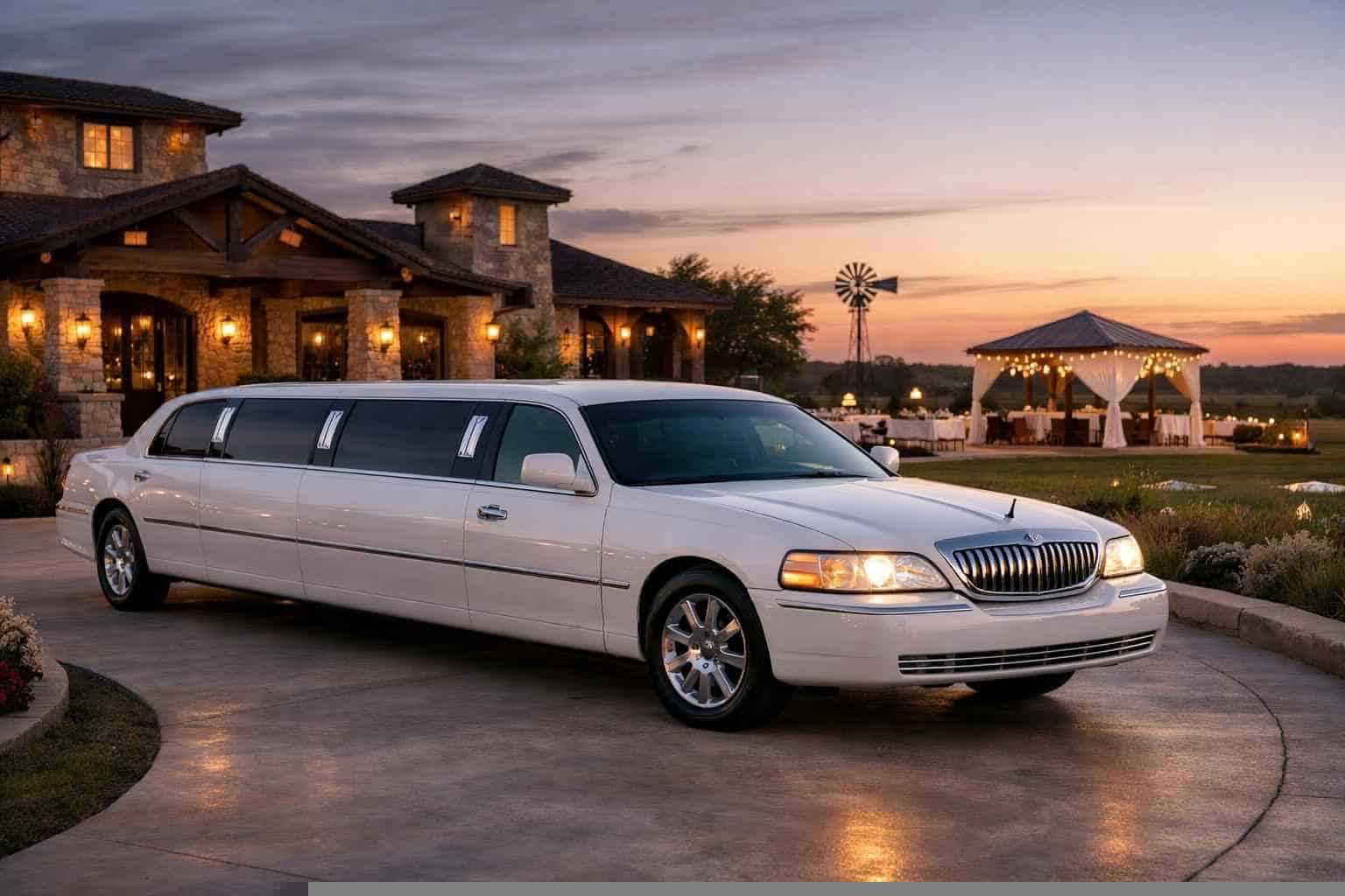 White Limo Rental Near Me Floresville TX