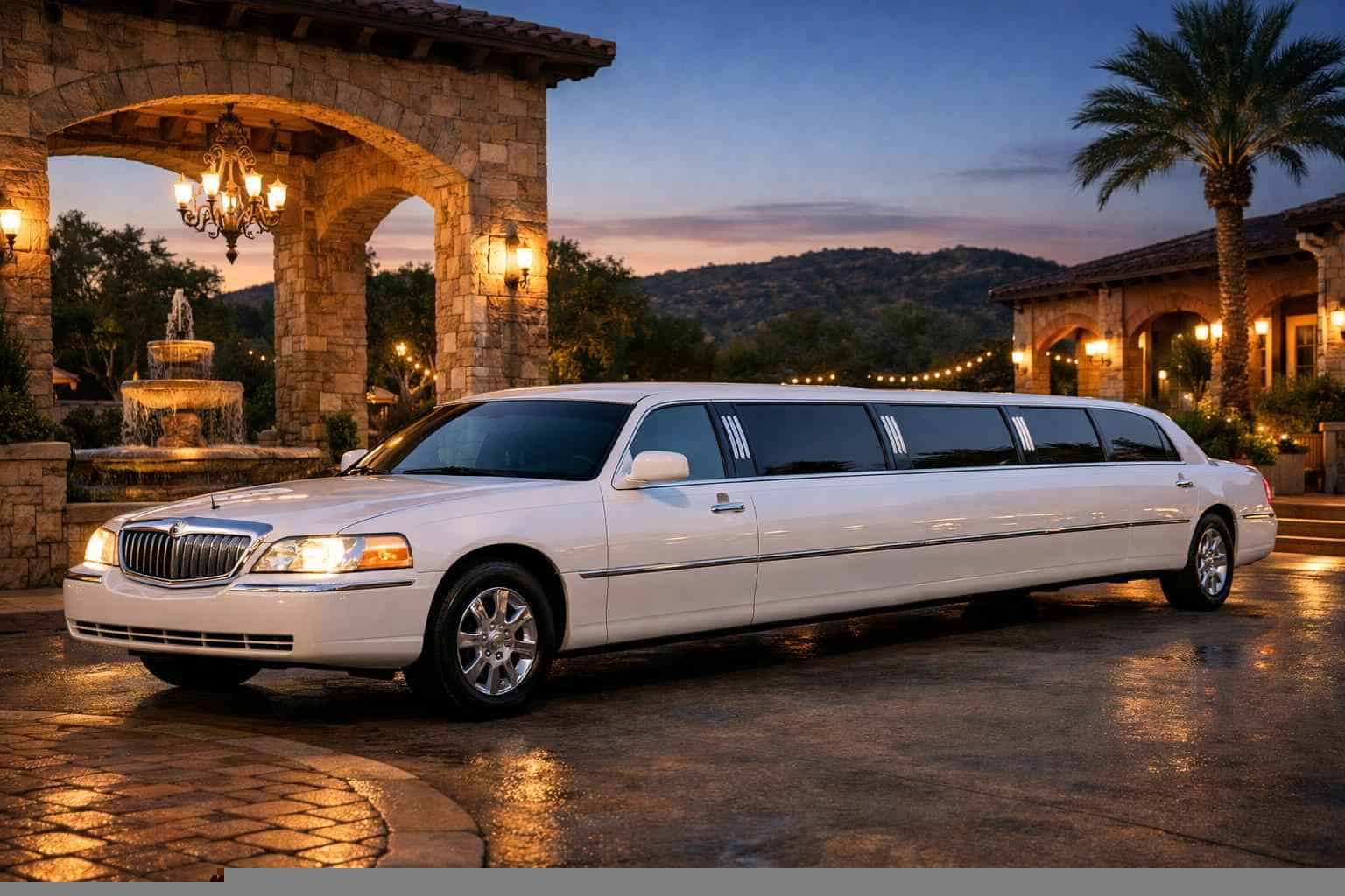 White Limo Rental Near Me Leon Valley TX