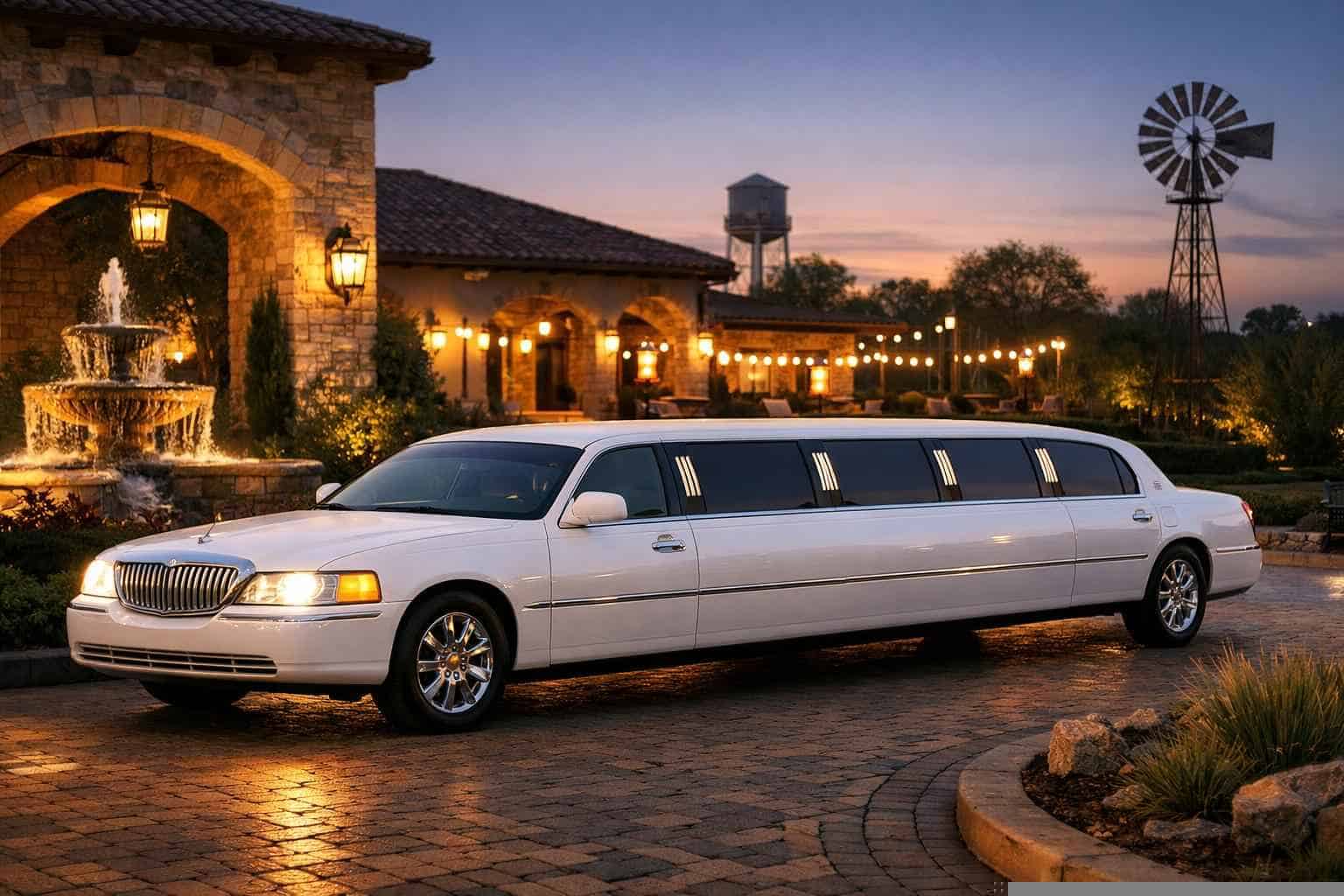 White Limo Rental Near Me Schertz TX