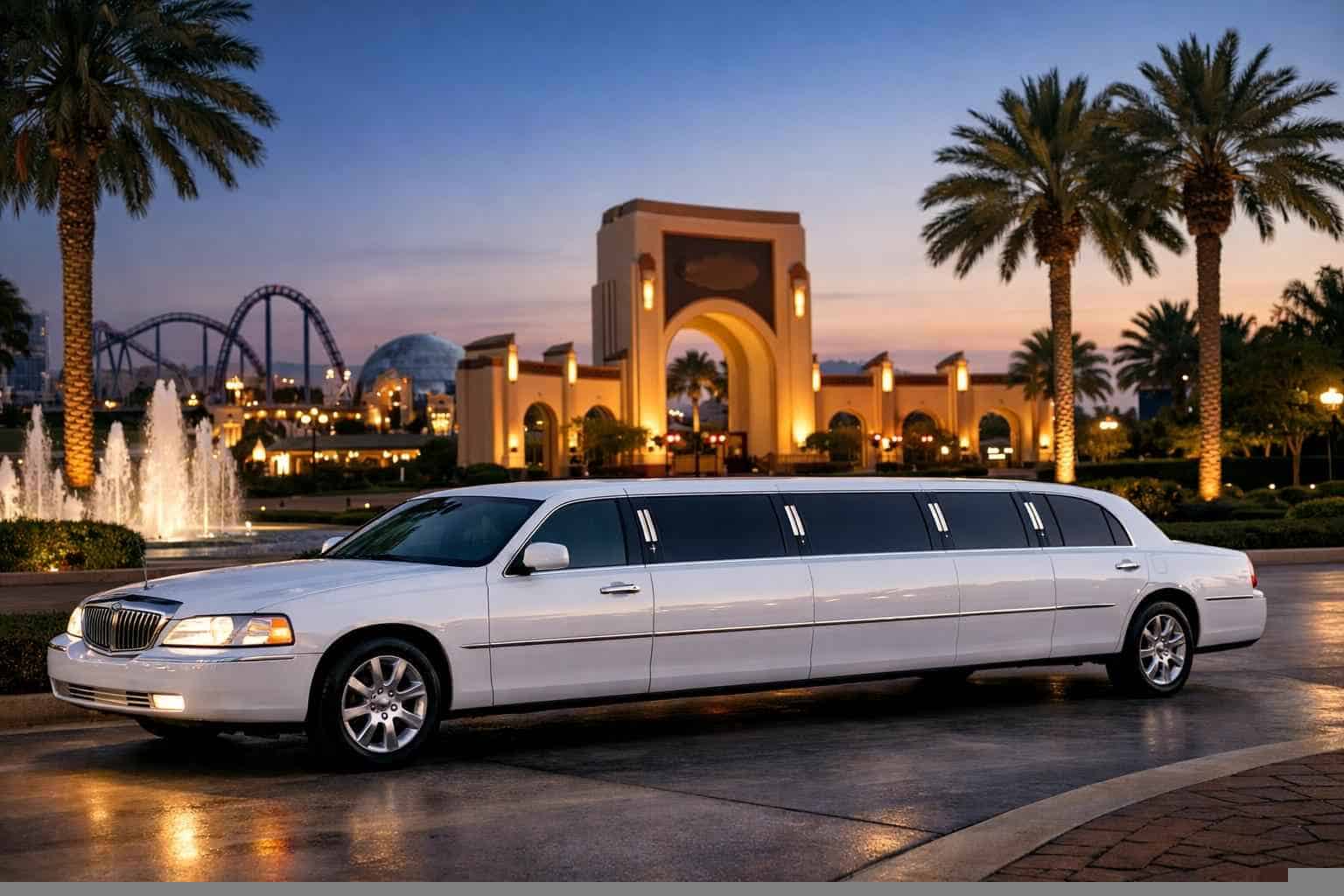 White Limo Rental Near Me Universal City TX