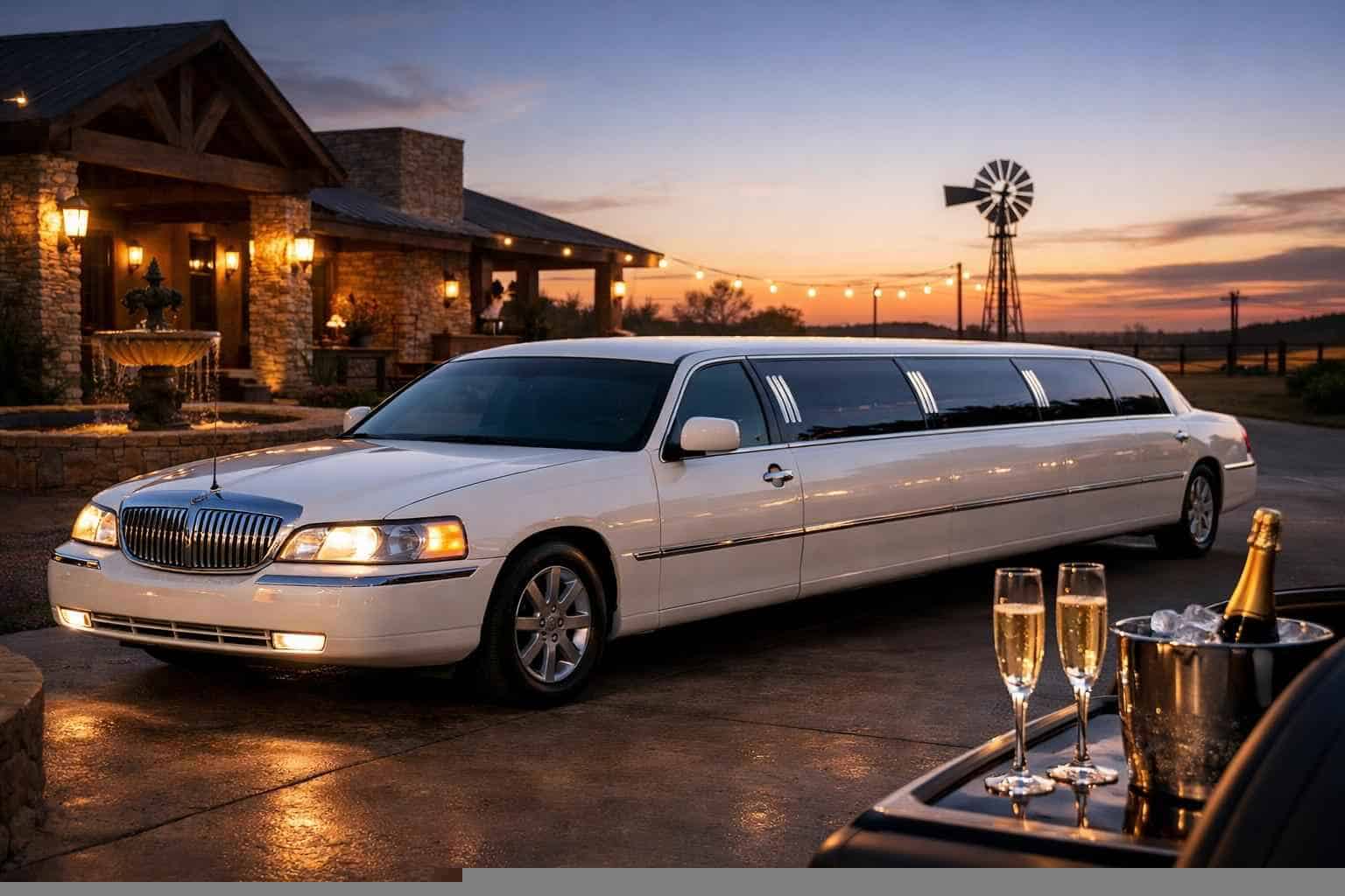 White Limo Rental Pleasanton TX